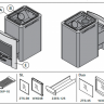 Дровяная печь HARVIA 16 SL STEEL WK160SSL
